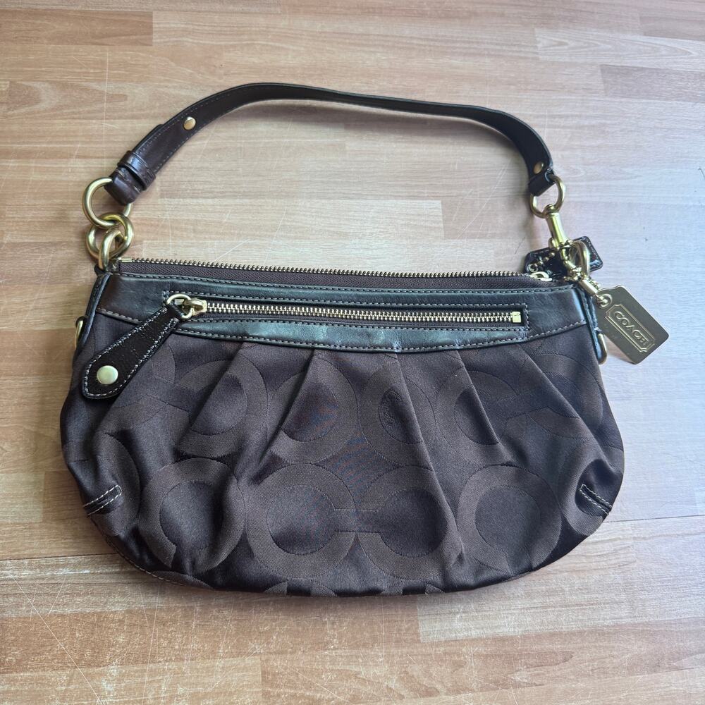 Coach Madison Op Art Small Hobo Handbag (Style Number 12950)